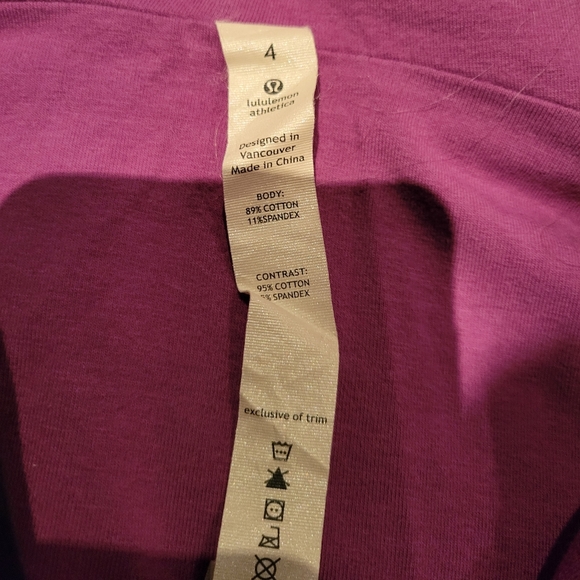 Lululemon Awareness Wrap Cardigan Jacket size 4 Black - Picture 4 of 4